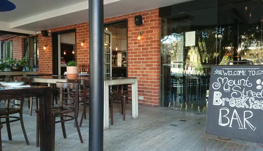 dog friendly restaurant perth - mount-street